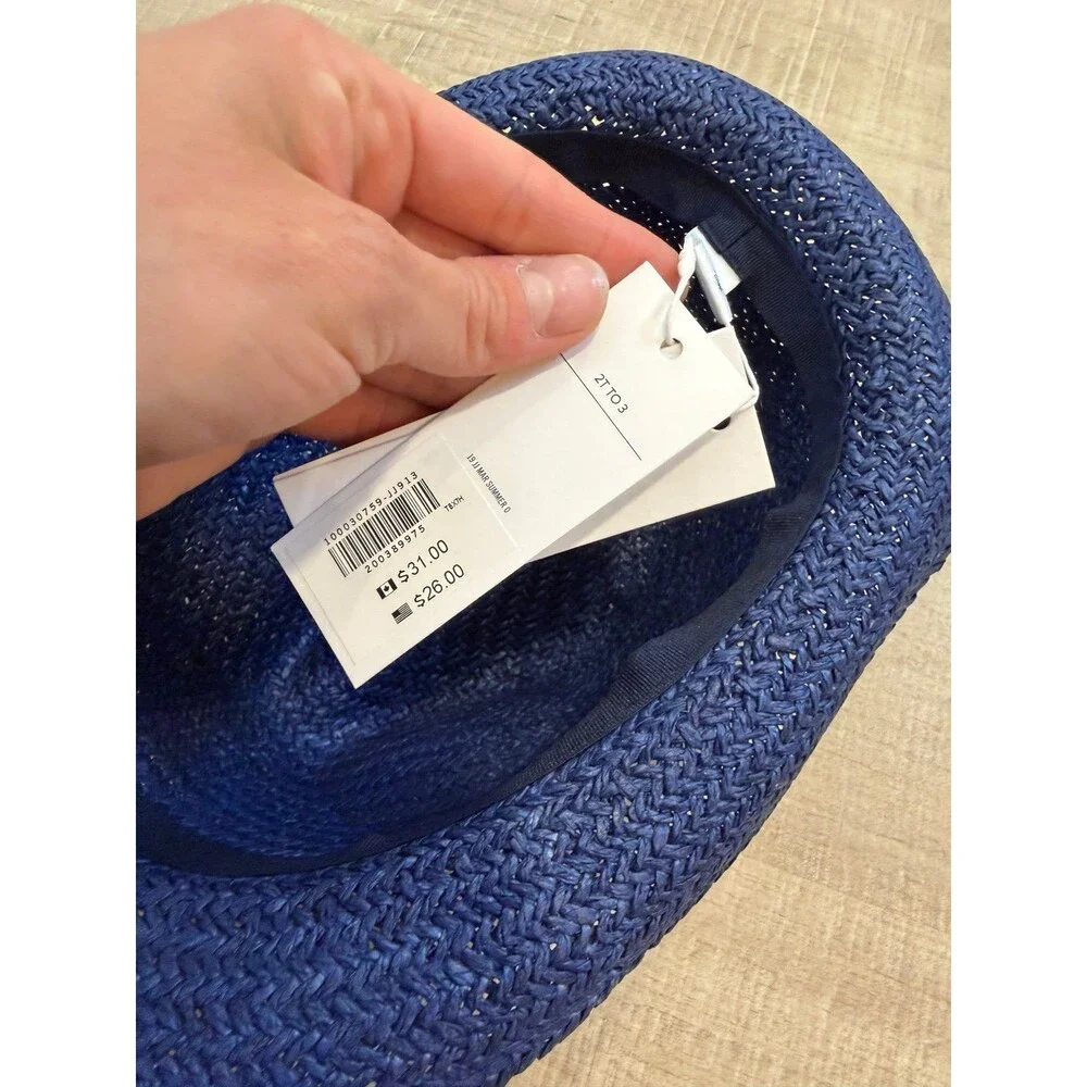 NEW Janie and Jack Fedora Navy Hat
